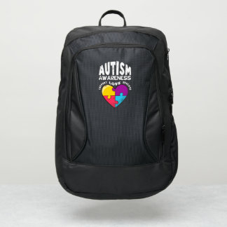 Autism Awareness Heart Port Authority® Backpack