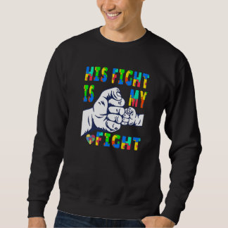 Autism Awareness His Fight Is My Fight Raising Chi Sweatshirt