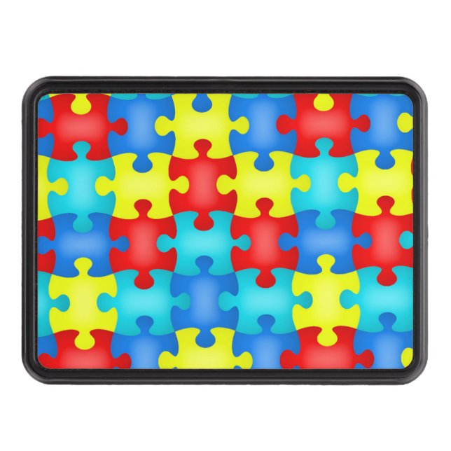 Autism Awareness Hitch Cover (Front)