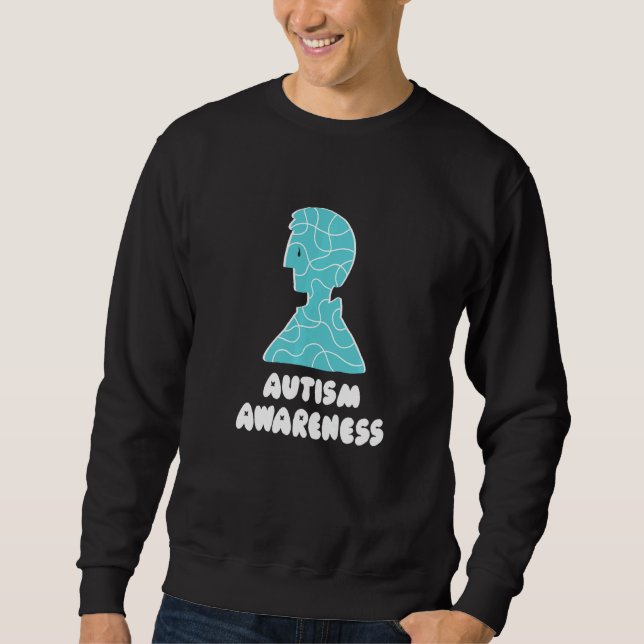 Autism Awareness Human   Sweatshirt (Front)