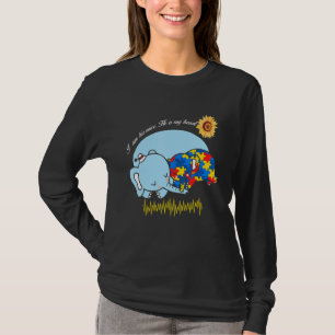 Autism Awareness I Am His Voice He Is My Heart Cut T-Shirt