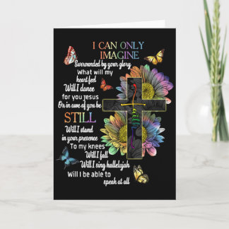 Autism Awareness I Can Only Imagine Jesus Faith  Card