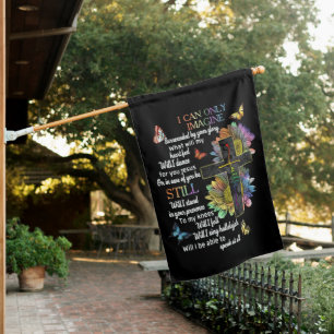 Autism Awareness I Can Only Imagine Jesus Faith House Flag