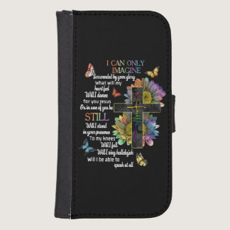 Autism Awareness I Can Only Imagine Jesus Faith Galaxy S4 Wallet Case
