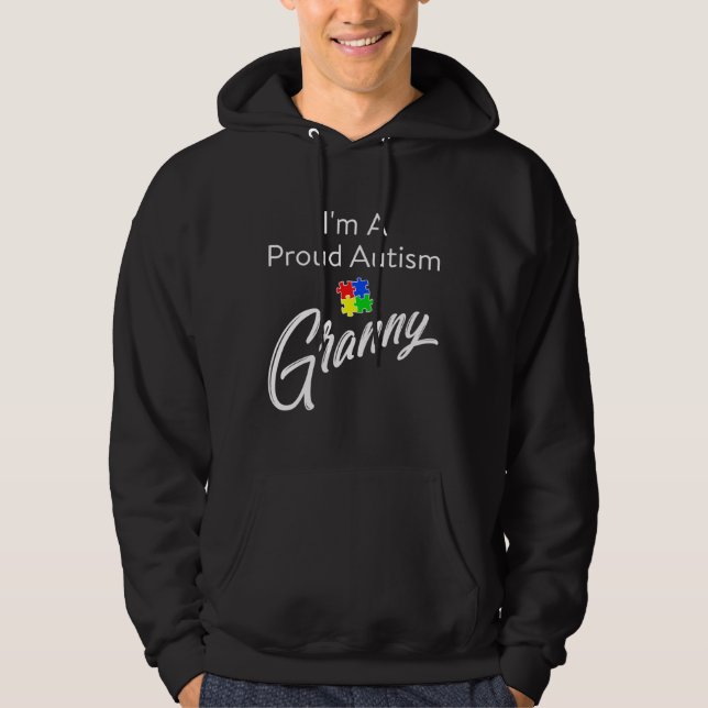 Autism Awareness I M A Proud Autism Granny Tee Act (Front)