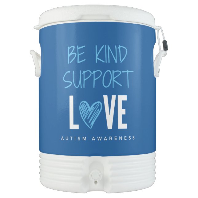 autism awareness Igloo Beverage Cooler  (Front)