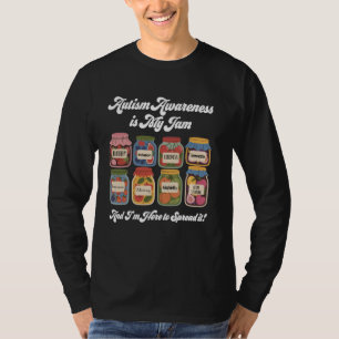 Autism Awareness is My Jam Mental Health Neurodive T-Shirt