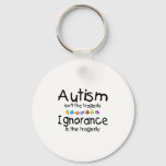 Autism Awareness Isnt The Tragedy Keychain at Zazzle