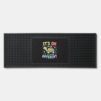Autism Awareness It's Ok To Be A Little Different Bar Mat