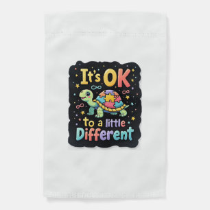 Autism Awareness It's Ok To Be A Little Different Garden Flag