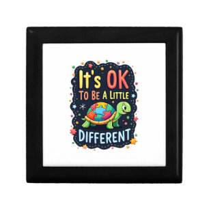 Autism Awareness It's Ok To Be A Little Different  Gift Box