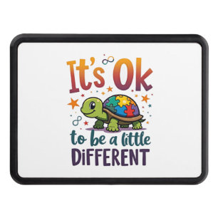 Autism Awareness It's Ok To Be A Little Different Hitch Cover