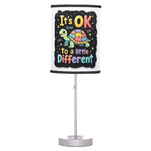 Autism Awareness It's Ok To Be A Little Different Table Lamp