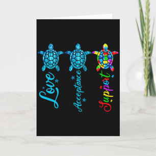 Autism Awareness Its Ok To Be Autism Different Tur Card