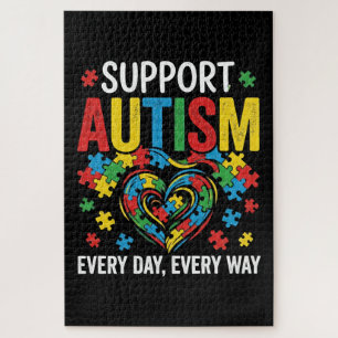 Autism awareness jigsaw puzzle