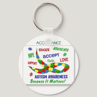 AUTISM AWARENESS KEY CHAIN