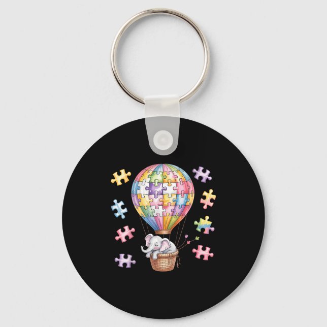 Autism awareness  keychain (Front)