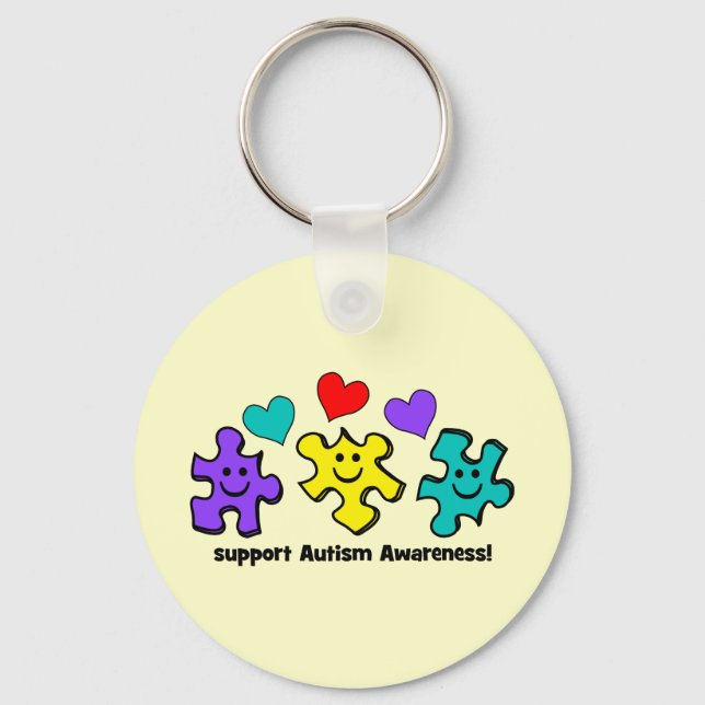 Autism Awareness Keychain (Front)