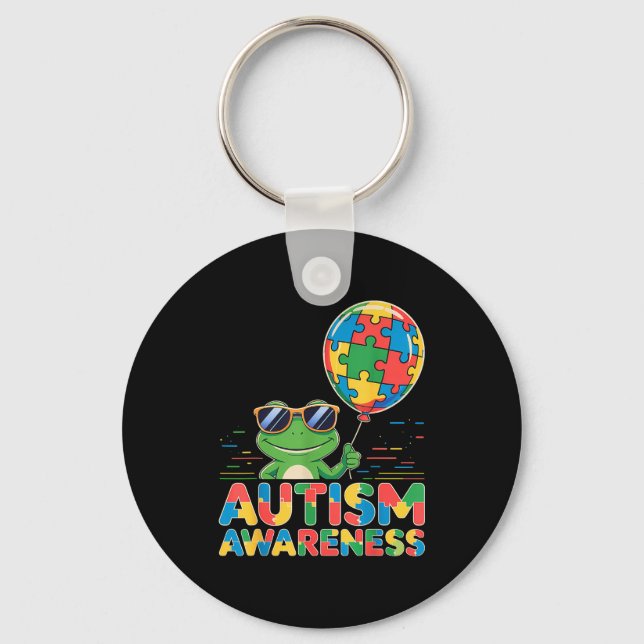Autism awareness  keychain (Front)