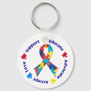 Autism Awareness Keychain