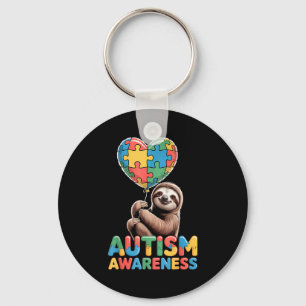Autism awareness keychain
