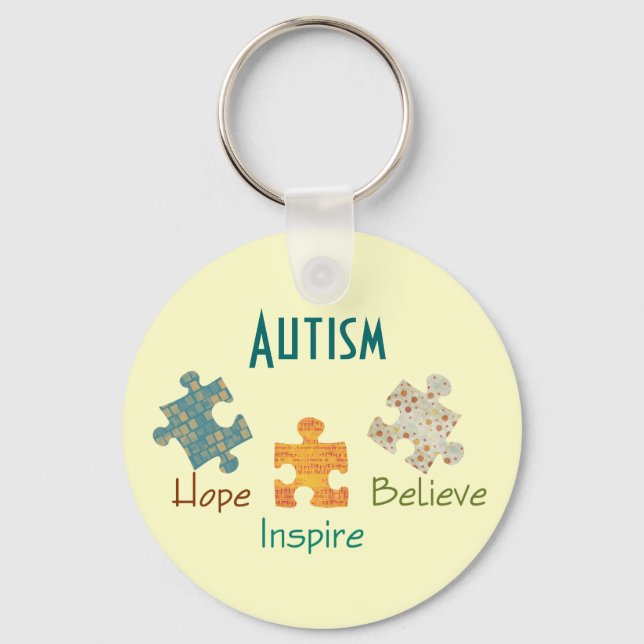 Autism Awareness Keychain (Front)