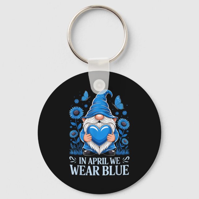 Autism awareness  keychain (Front)