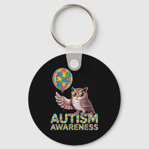 Autism awareness keychain