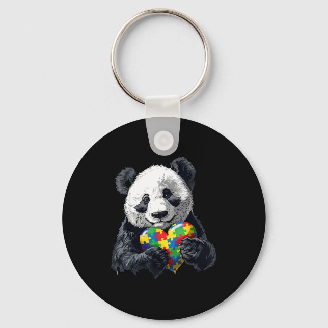 Autism awareness  keychain (Front)