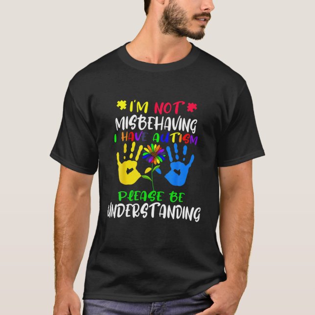 Autism Awareness Kids Autistic Boy Girl I Have Aut T-Shirt (Front)