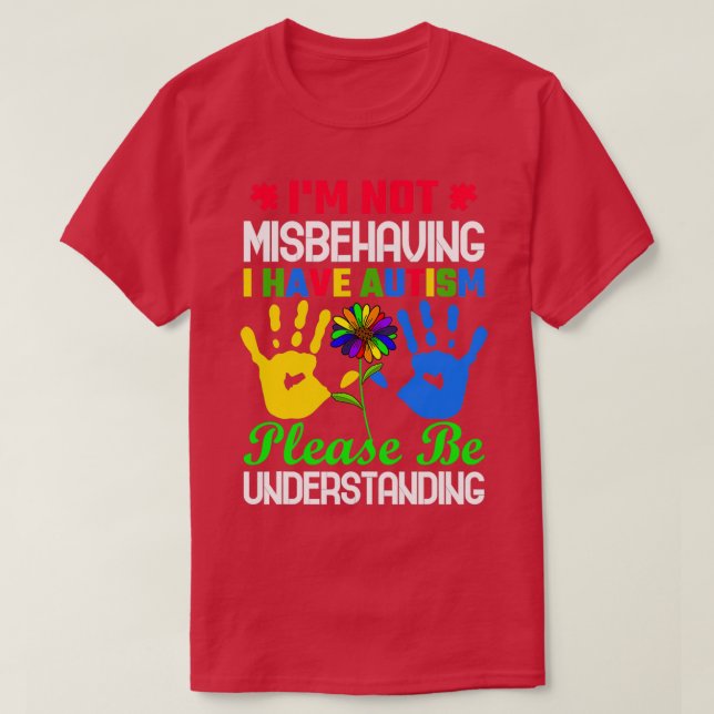 Autism Awareness Kids Autistic Boy Girl I Have Aut T-Shirt (Design Front)