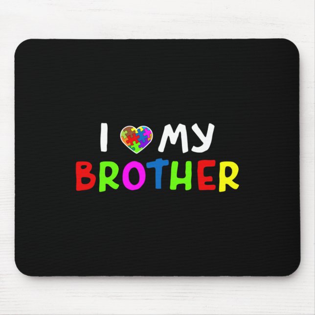 Autism Awareness Kids Brothers  Mouse Pad (Front)
