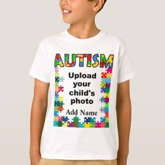 Autism Awareness Kids Shirt Puzzle Frame Customize