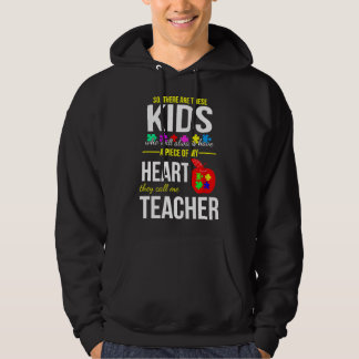Autism Awareness Kids Teacher Puzzle Piece Cute Hoodie