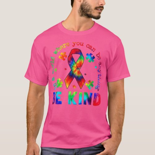 Autism Awareness Kindness Ribbon Heart Autism Mom  T_Shirt