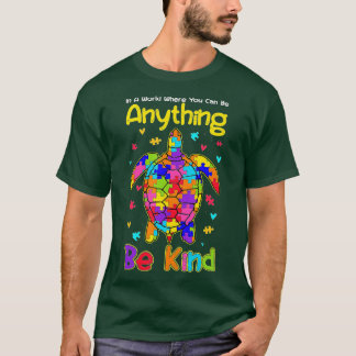 Autism Awareness Kindness Turtle T-Shirt