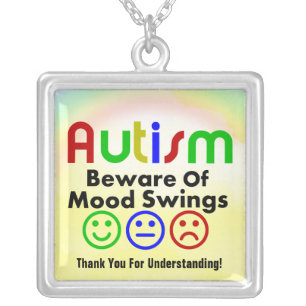 Autism Awareness Large Necklace