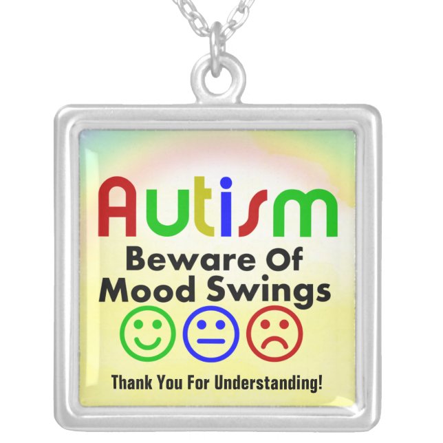 Autism Awareness Large Necklace (Front)