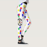Autism Awareness  - Leggings<br><div class="desc">Leggings Style AND comfort can both be king in one perfect pair of custom leggings. Custom made with care, each pair of leggings is printed before being sewn, allowing for fun designs on every square inch. Medium weight fabric is sturdy, yet breathable, stretches to fit your body, hugs in all...</div>