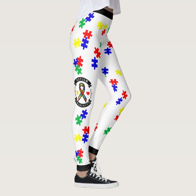 Autism Awareness  - Leggings (Right)