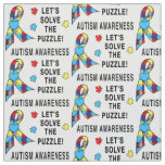 Autism Awareness: Let's Solve the Puzzle! Fabric