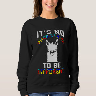 Autism Awareness, Llama It's No Problem, Support A Sweatshirt