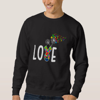 Autism Awareness Love Needs No Words Support Autis Sweatshirt