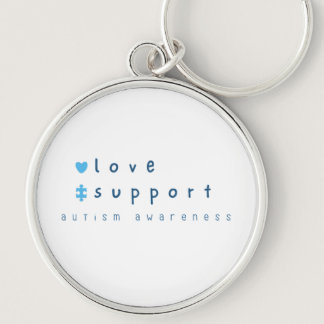 autism awareness. love. support. Keychain