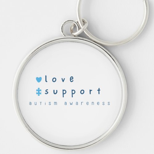 autism awareness love support Keychain