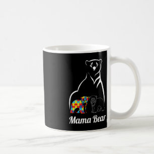 Autism Awareness Mama Bear Mom Autistic Child Coffee Mug