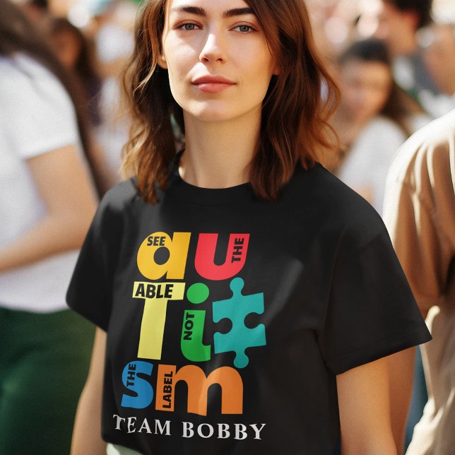 Autism Awareness Matching Family Team Custom Mom T-Shirt (Autism Awareness Matching Family Team Custom Mom T-Shirt)