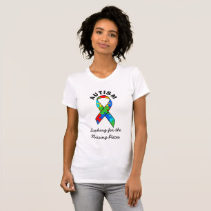 Autism Awareness Missing Pieces Ribbon Shirt