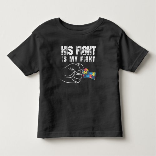 Autism Awareness Mom Dad Autistic Kid Toddler T_shirt