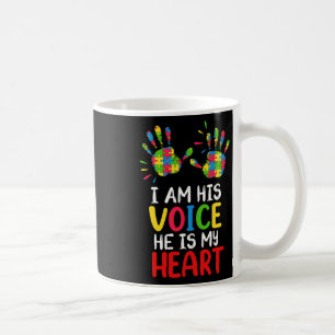 Autism Awareness Mom Dad Coffee Mug